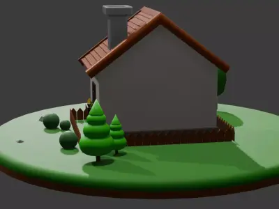 MiniHouse Free 3D model