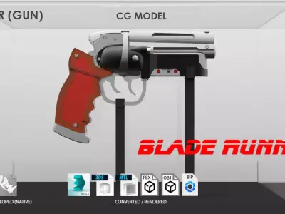Bladerunner Blaster 3D model