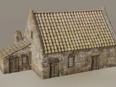 Farm House 3D model get