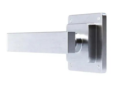 Ander Metallic Door Handles Low-poly 3D model