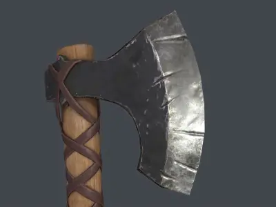 Next generation small axe Free low-poly 3D model