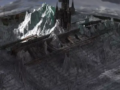 Alpha Draconis extended colony  3D model