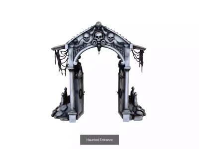 Horror Entrances  3D Model Pack