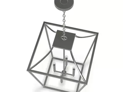 Laurel Ridge Lantern Pendant 4 Light 18 inch Low-poly 3D model