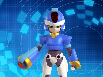 X Model - Megaman ZX 3D model