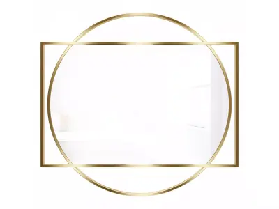 Mirror in a metal frame GZ-M1088 3D model