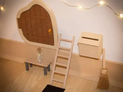 WICHTELTUER - FAIRY DOOR Version 2 3D print model