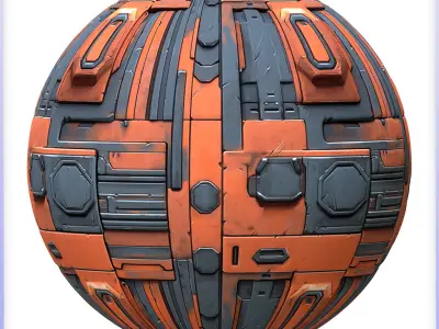 SciFi Seamless Texture Texture 7