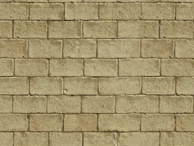 Vintage Yellow Brick 02  Texture