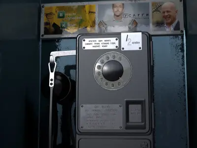 Soviet Payphone  3D model