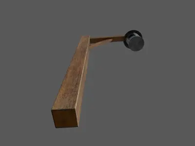 Light Post  3D Model Low-poly 3D model