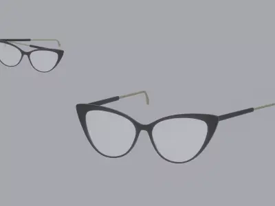 Librarian Glasses 3D model