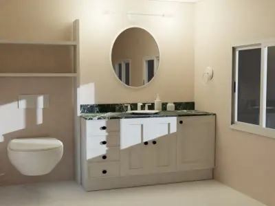 Bathroom Modelling 3D model