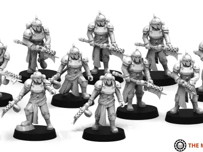 Obsidian Guard - Basic Infantry 3D print model