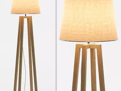 Floor Lamp 01 3D model