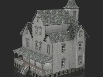 Old Abandoned House 1 3D model