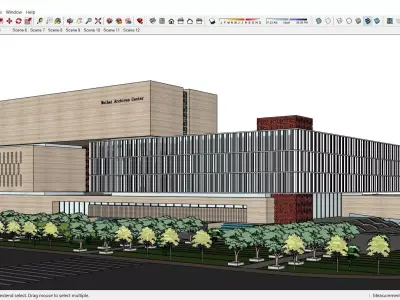 Sketchup Cultral Center 117 3D model
