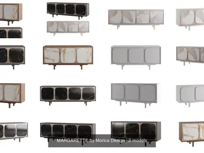 MARGARETTE by Morica Design 3D Model Pack
