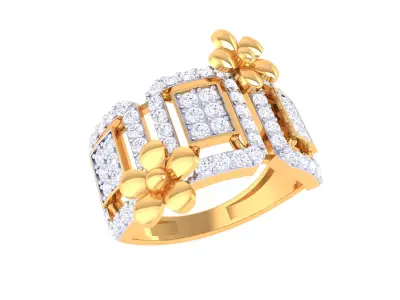   Women Ring MTL 3dm STL OBJ FBX Details 3D print model get