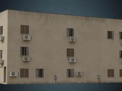 Building 6B Low-poly 3D model purchase