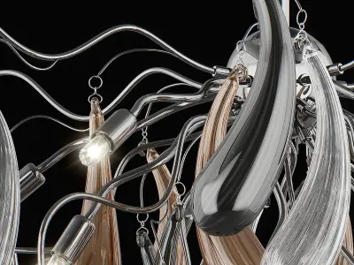 794124 Manica Lightstar Chandelier 3D model