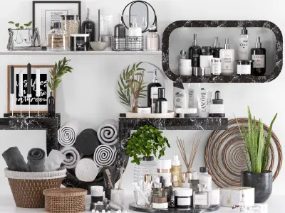 bathroom accessories06 3D model