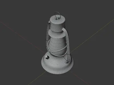 Oil lamp Lantern 3D model