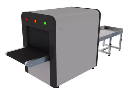 X-Ray Machine With Metal Detector 3D model