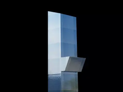 5 World Trade Center - NYC Low-poly 3D model
