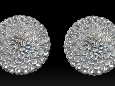 Gold Flower 3D print model