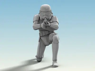 Stormtrooper Figure 3D model