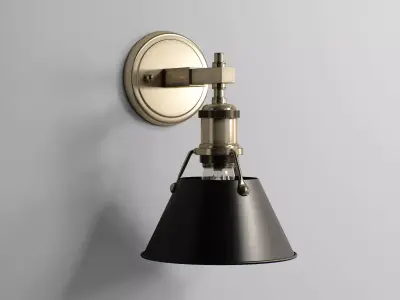 Shades of Light Truncated Cone Shade Sconce 3D model