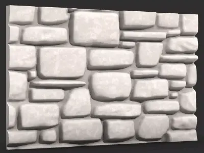 Interior Stone Wall Accent 3D print model purchase