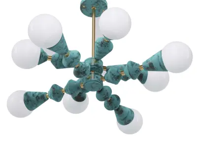 Chandeiler Dome V8 horizontal SKU 5990 Free 3D model