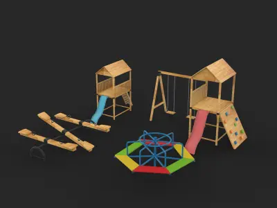 Playground pack 01  3D model