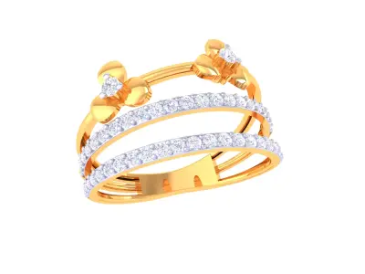  Women Ring MTL 3dm STL OBJ FBX Details 3D print model 89