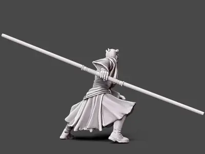 Dark adept - 35mm scale 3D print model