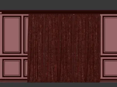 Curtain Set 109 3D model