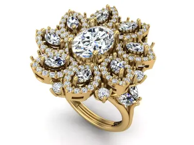 Jewelry ring 181 3D print model