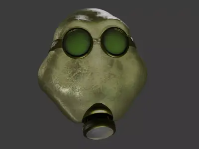 Bug Mask Low-poly 3D model