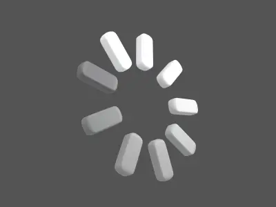 Loading Symbol v2 001 Low-poly 3D model