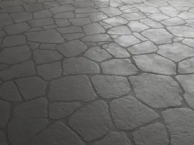 Self-leveling floor in paving style 22 Texture