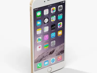 Apple iPhone 6 Plus Low-poly 3D model