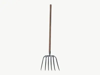 Garden Rake 3D model