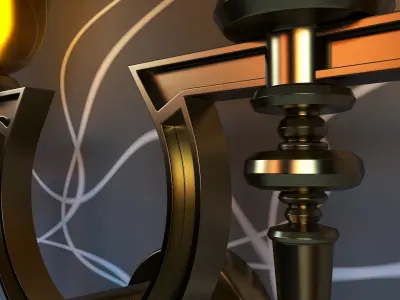 Wall Light Classic 3D model