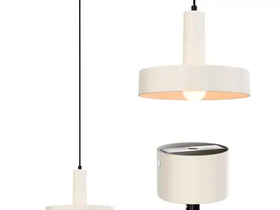 Pendant Keops 1 Body Tiny Grey White 3D model