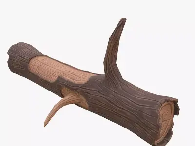  Cartoon snag 3D model