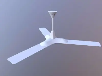 Luminous fan 3D model