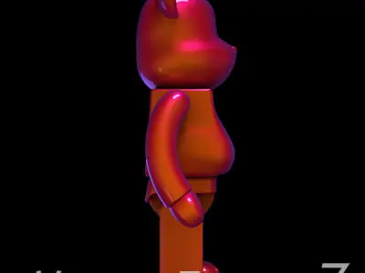 Cameleon BearBrick 3D model
