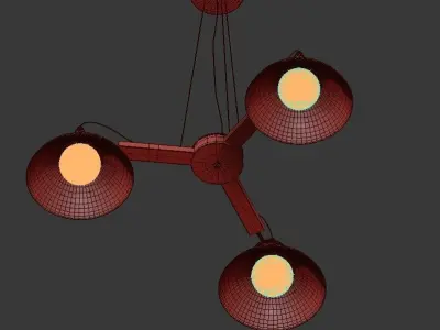 Coneca Pendant 3 Black 3D model